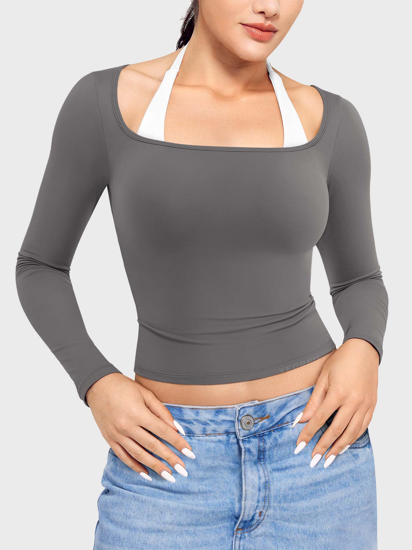 Vorti Arleney Square Neck Long Sleeve