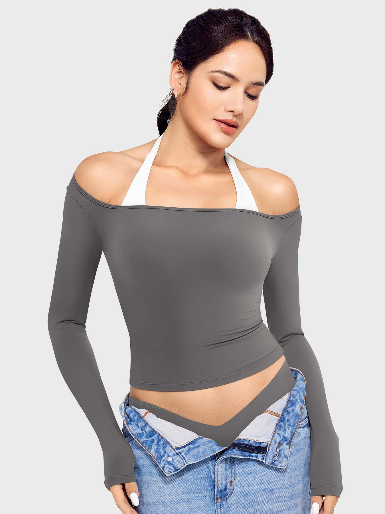Vorti Arleney Square Neck Long Sleeve