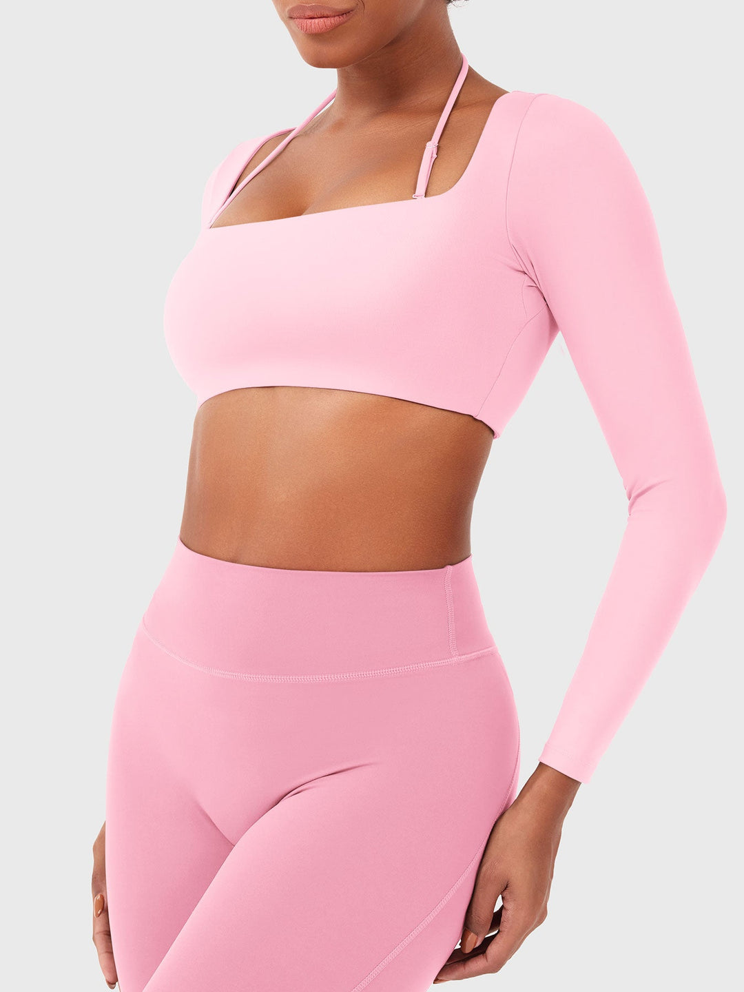 Vorti Violie Long Sleeve Crop Top