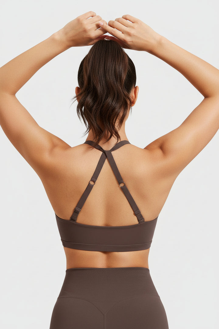 Vorti Micaela Twist Front Sports Bra
