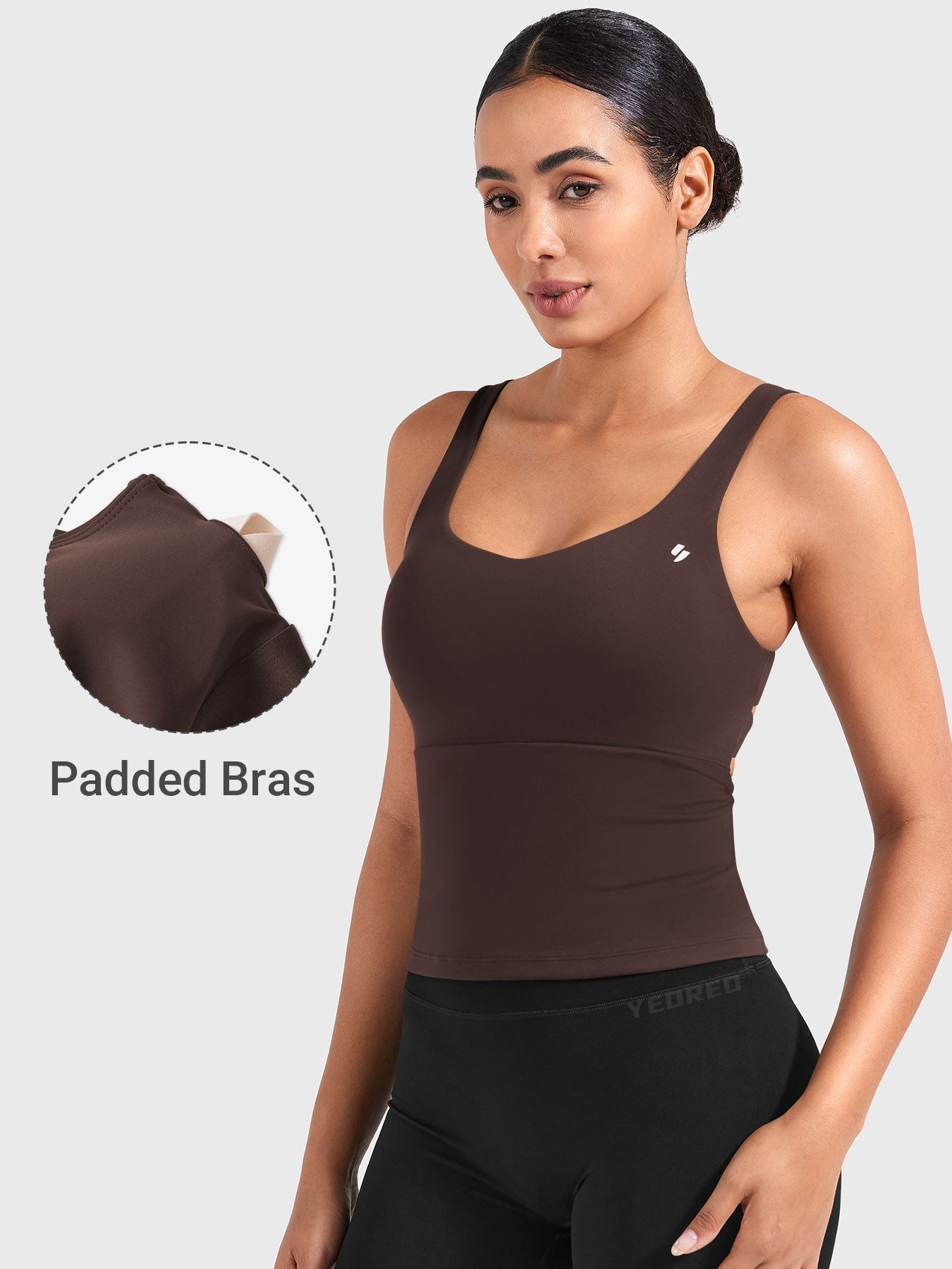 Vorti Mittyle Open Back Longline Tank