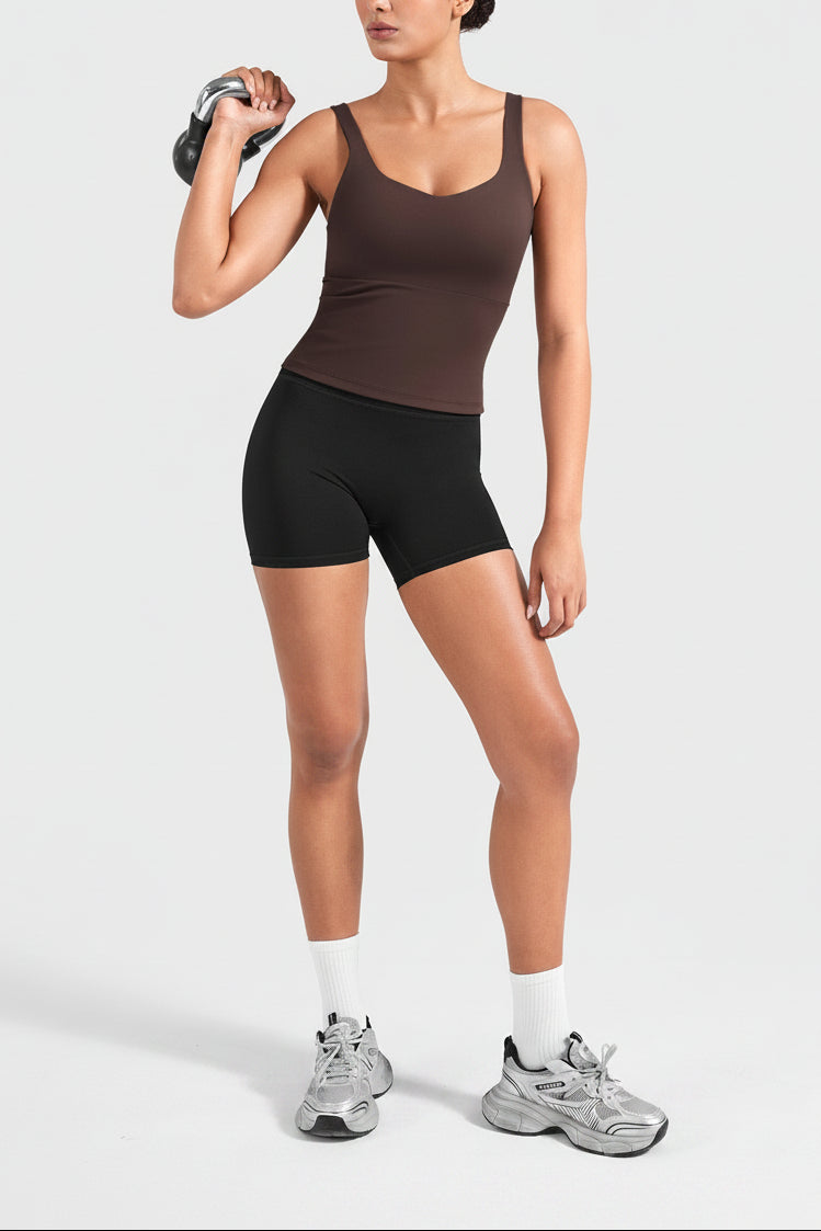 Vorti Mittyle Open Back Longline Tank