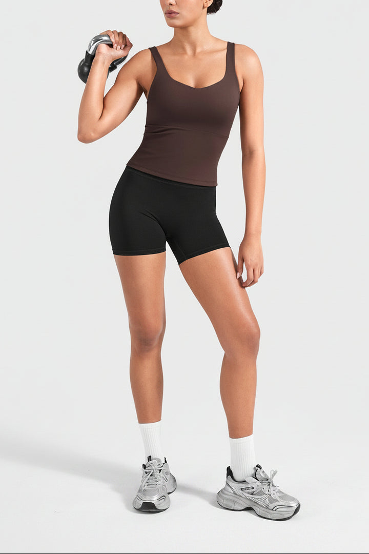 Vorti Mittyle Open Back Longline Tank