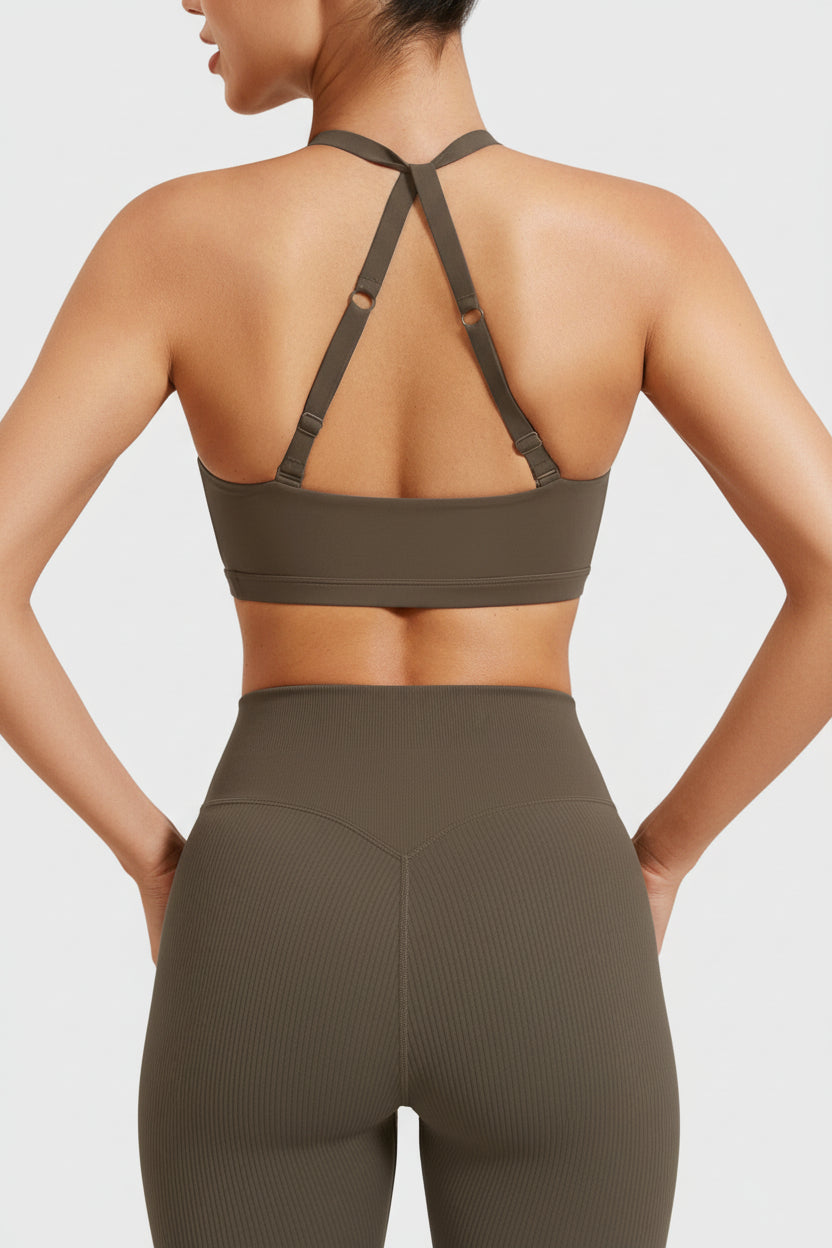 Vorti Micaela Twist Front Sports Bra