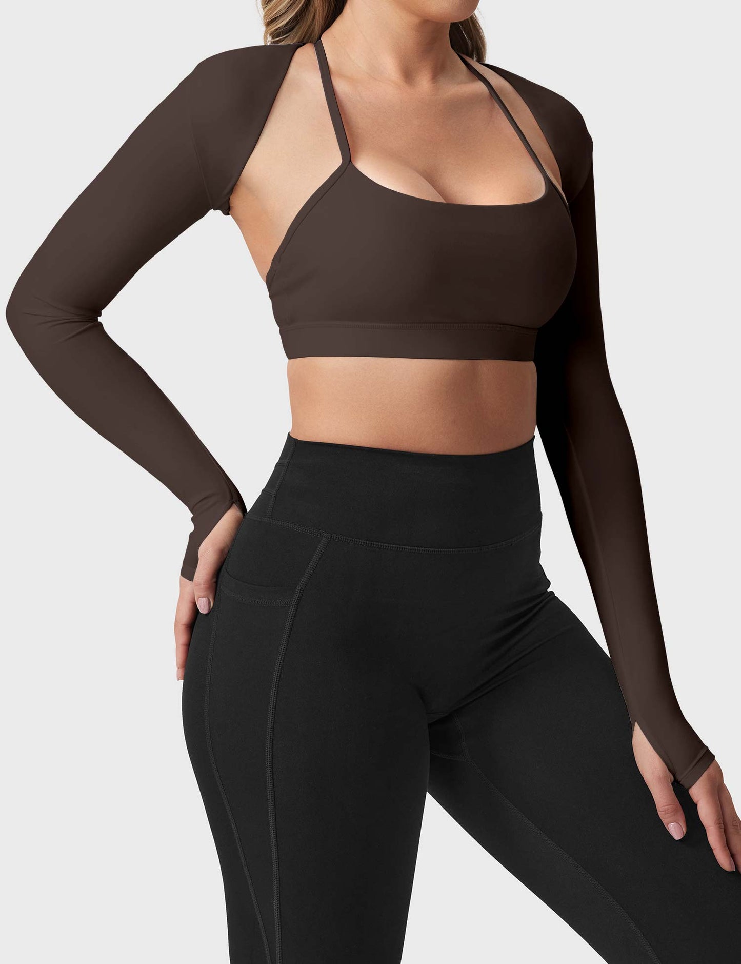 Vorti Mini Long Sleeve Bolero Shrug