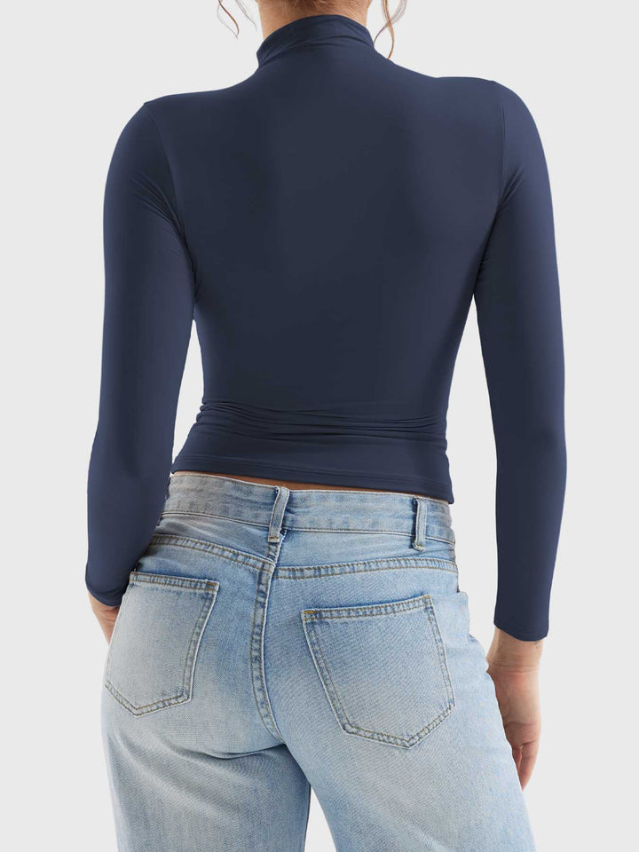 Vorti Sariah Turtle Neck Long Sleeves Shirts