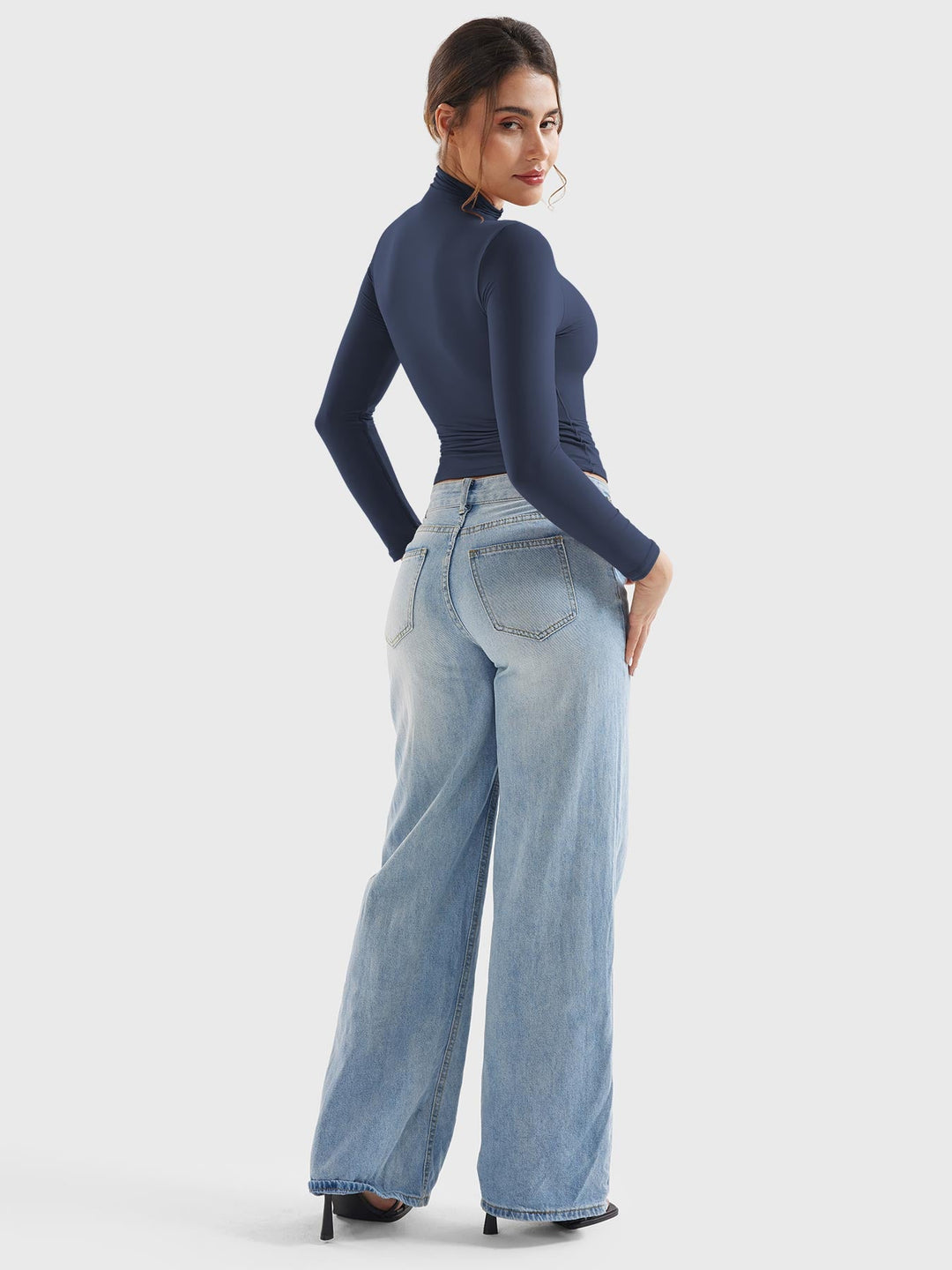 Vorti Sariah Turtle Neck Long Sleeves Shirts
