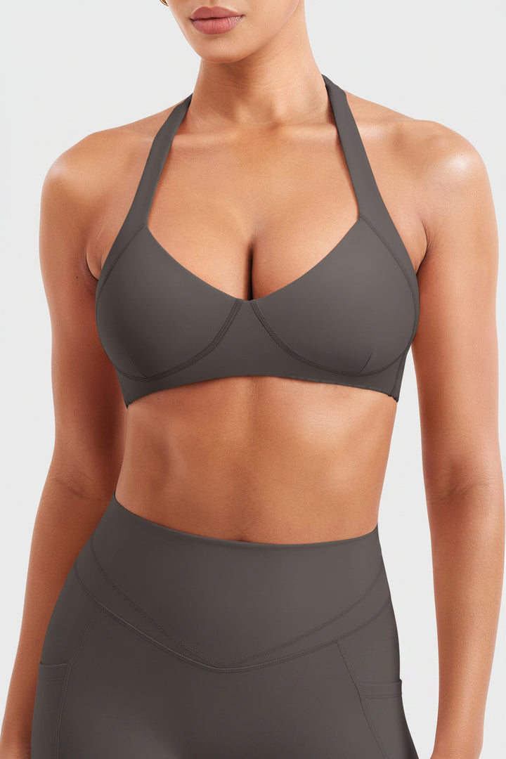 Vorti Andrine Contour Halter Sports Bra