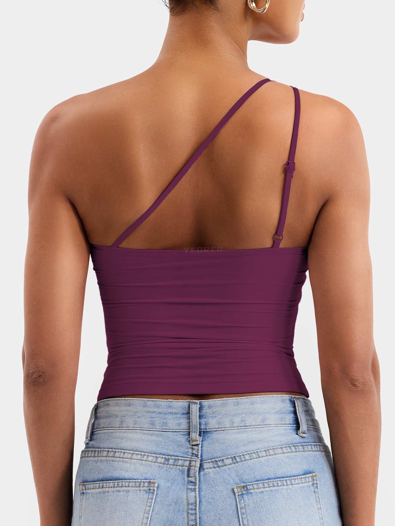 Vorti Fanciy One Shoulder Tank Top