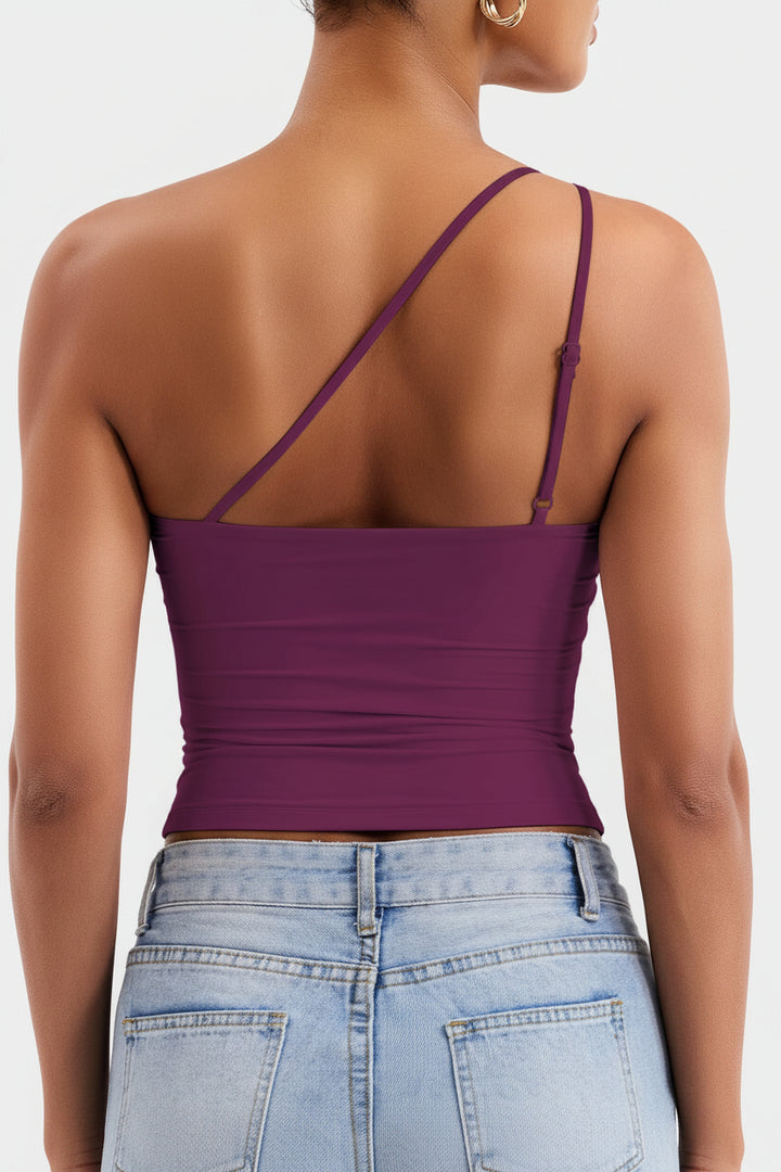 Vorti Fanciy One Shoulder Tank Top
