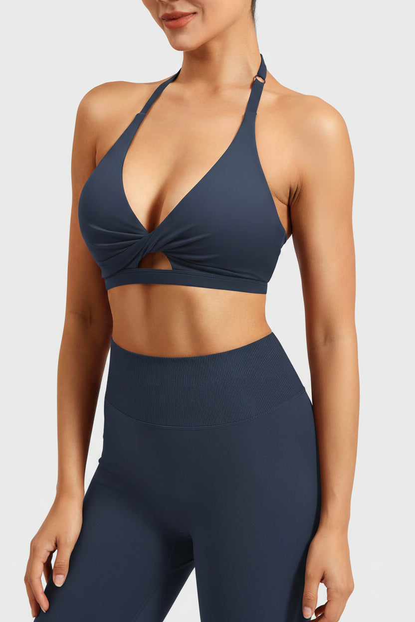 Vorti Micaela Twist Front Sports Bra