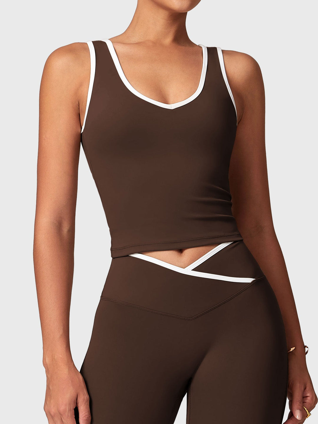 Vorti Alberta Contrast Trim Tank