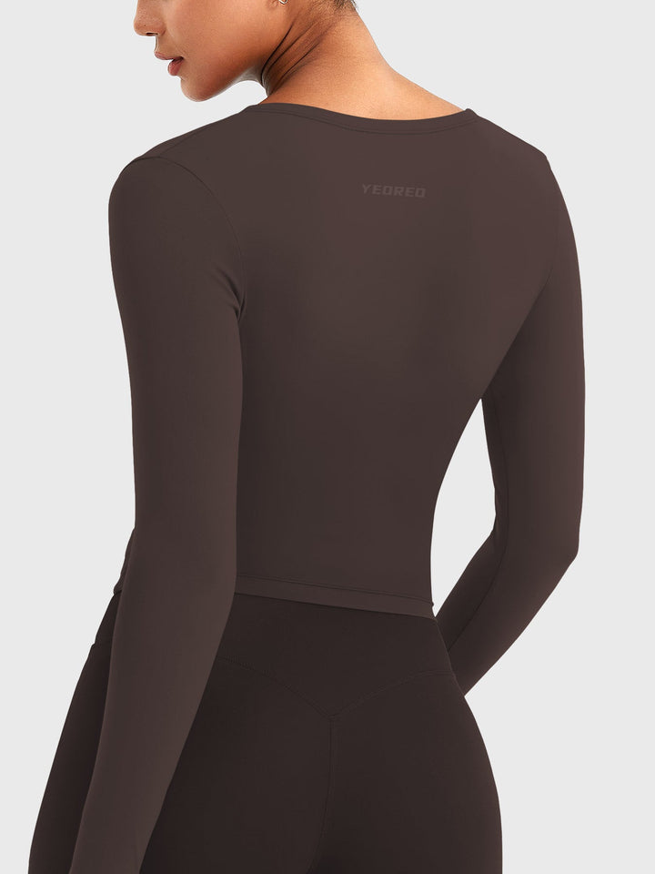 Vorti Minniy V Neck Long Sleeve Top