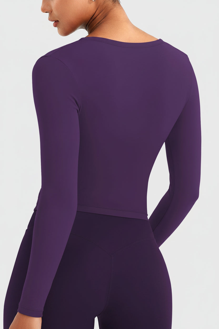 Vorti Minniy V Neck Long Sleeve Top
