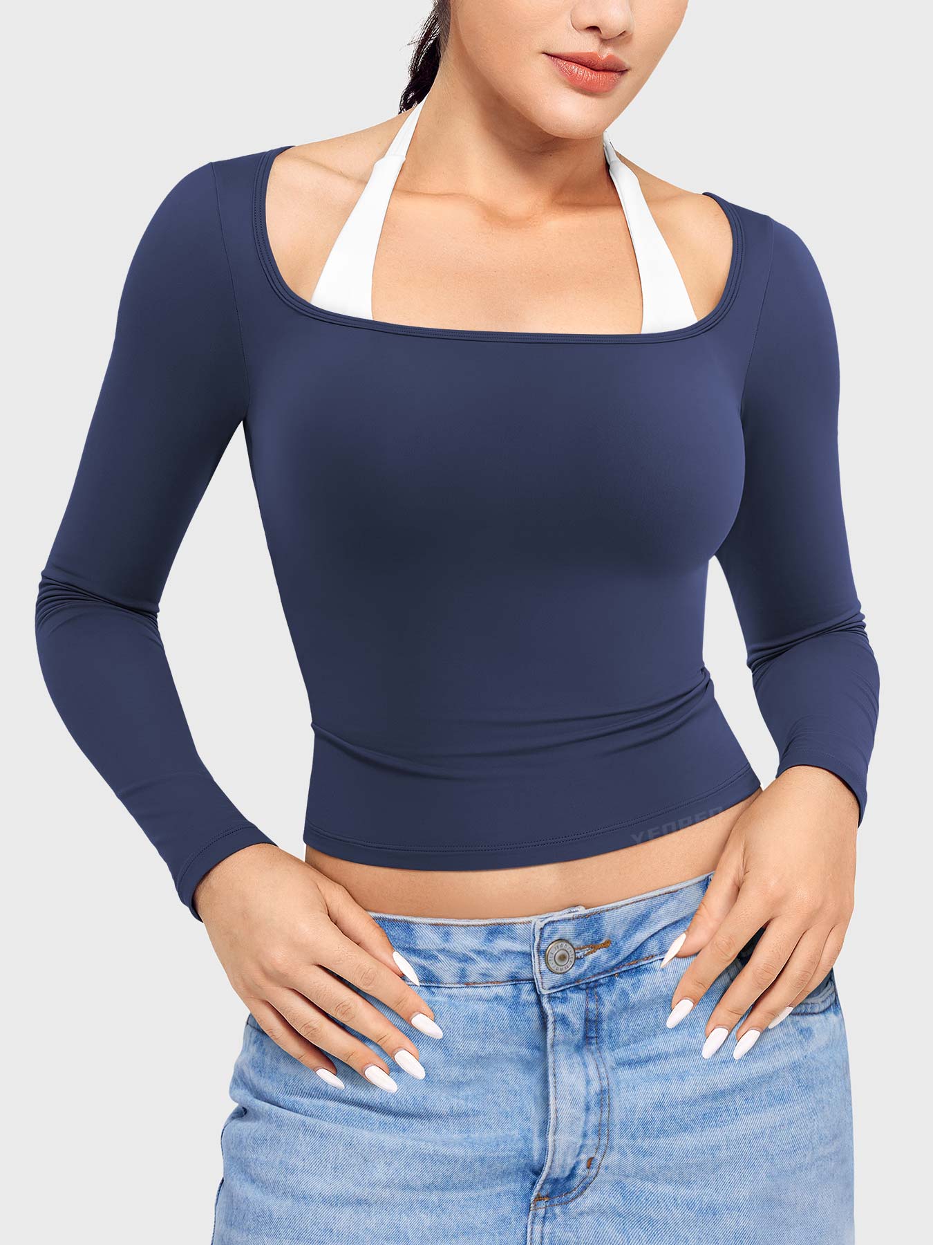 Vorti Arleney Square Neck Long Sleeve