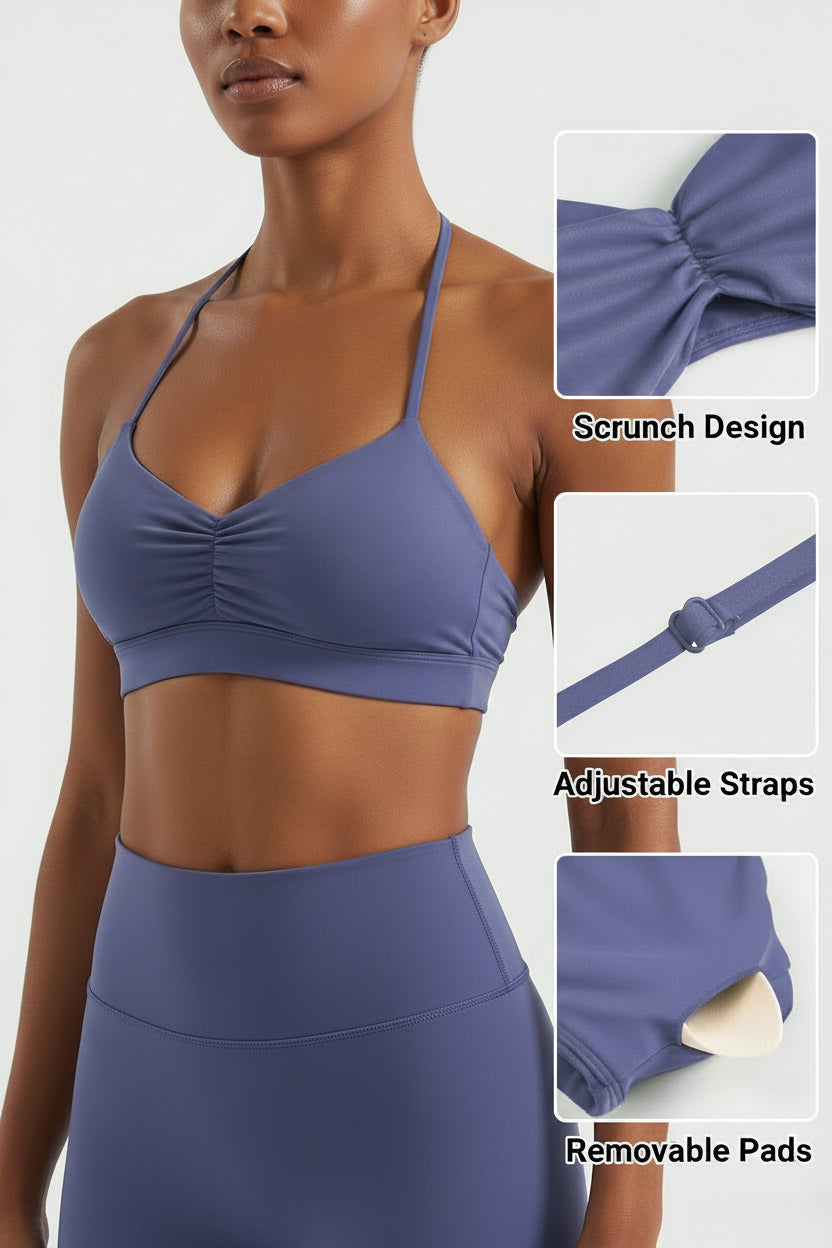 Vorti Amiey Halter Sports Bra