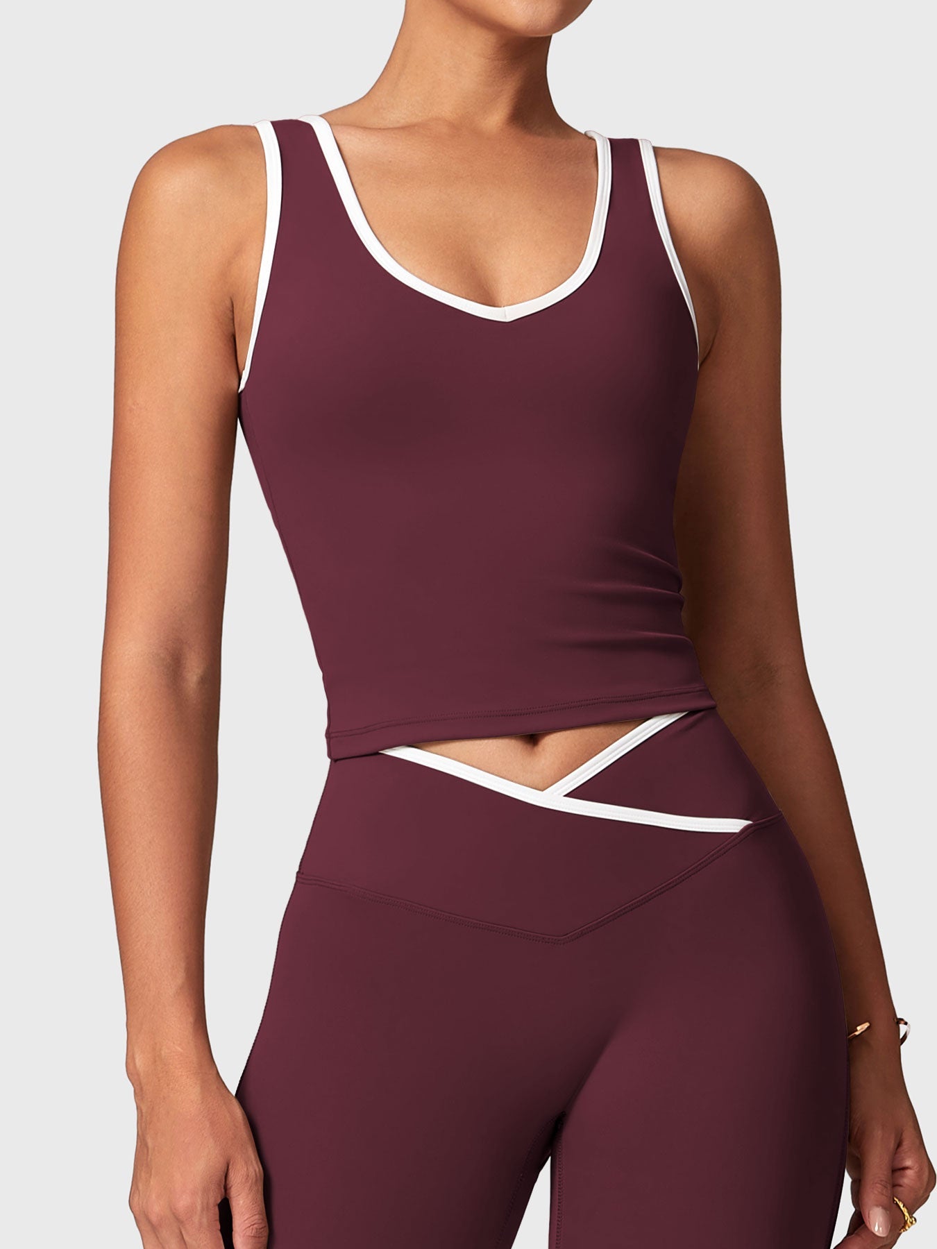 Vorti Alberta Contrast Trim Tank