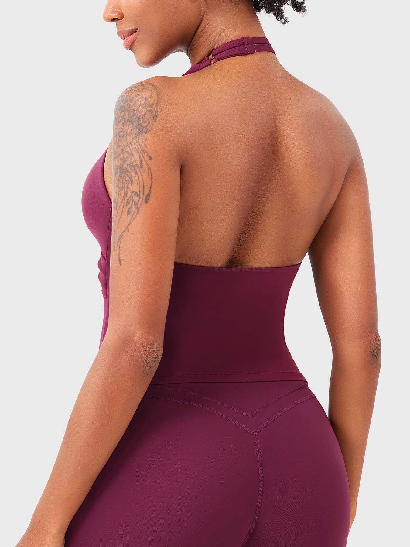 Vorti Elevine V Neck Halter Tank