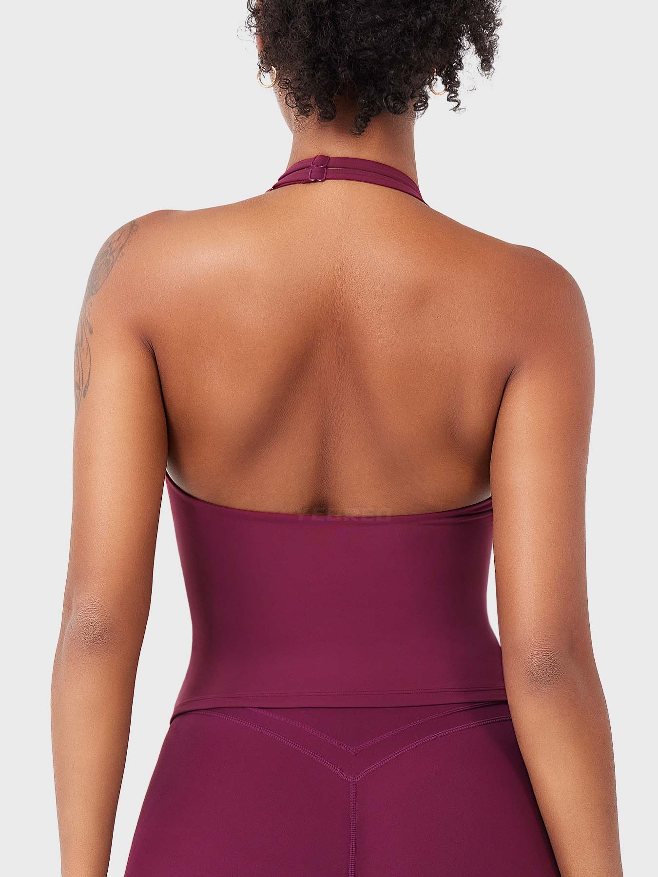 Vorti Elevine V Neck Halter Tank