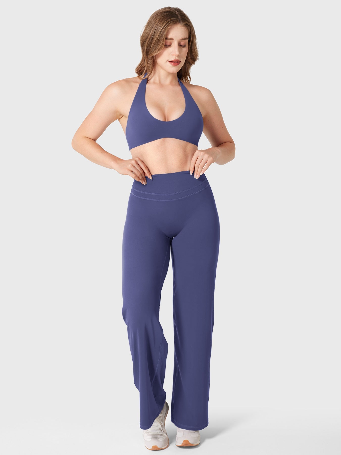 Vorti Laarni Halter Backless Sports Bra
