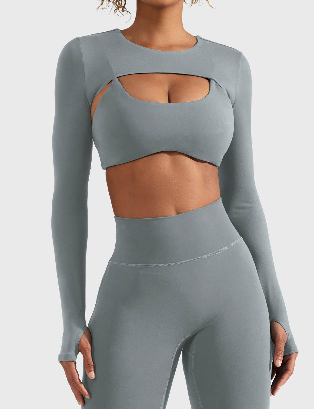 Vorti Crissy Long Sleeve Bolero Shrug