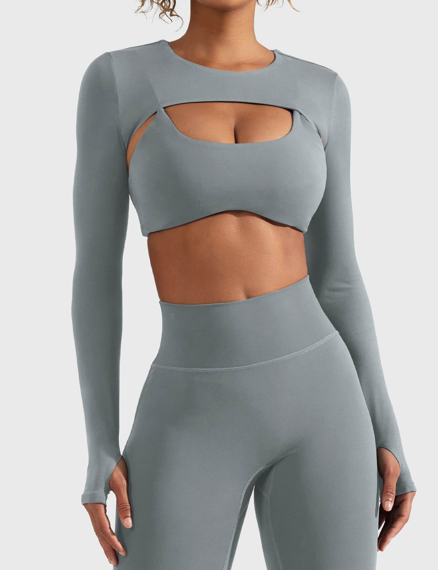 Vorti Crissy Long Sleeve Bolero Shrug