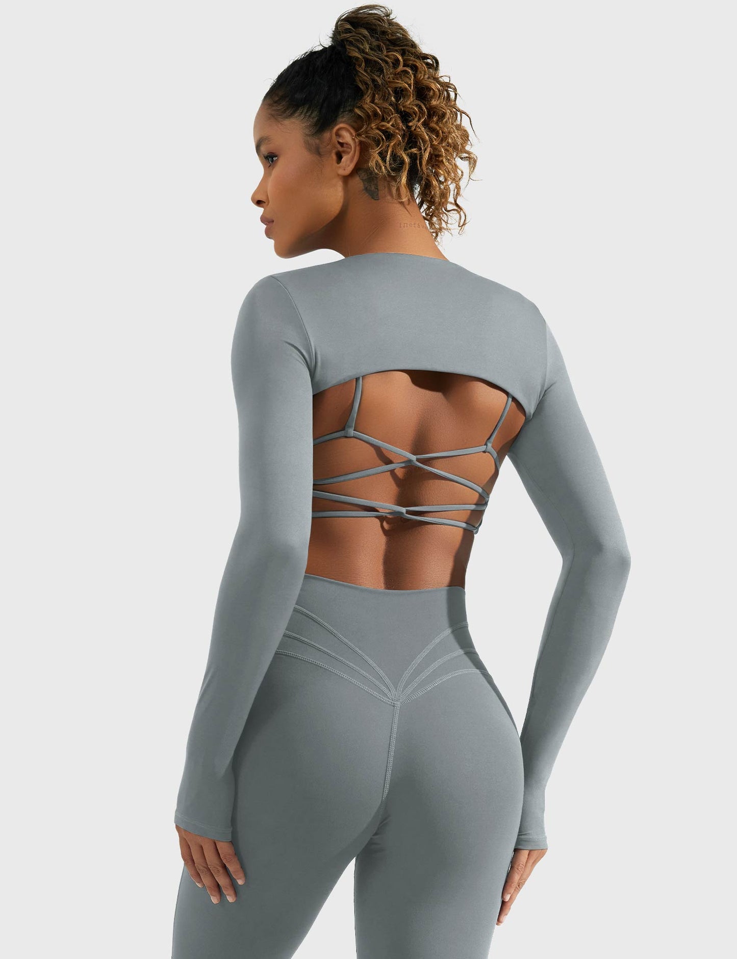 Vorti Crissy Long Sleeve Bolero Shrug