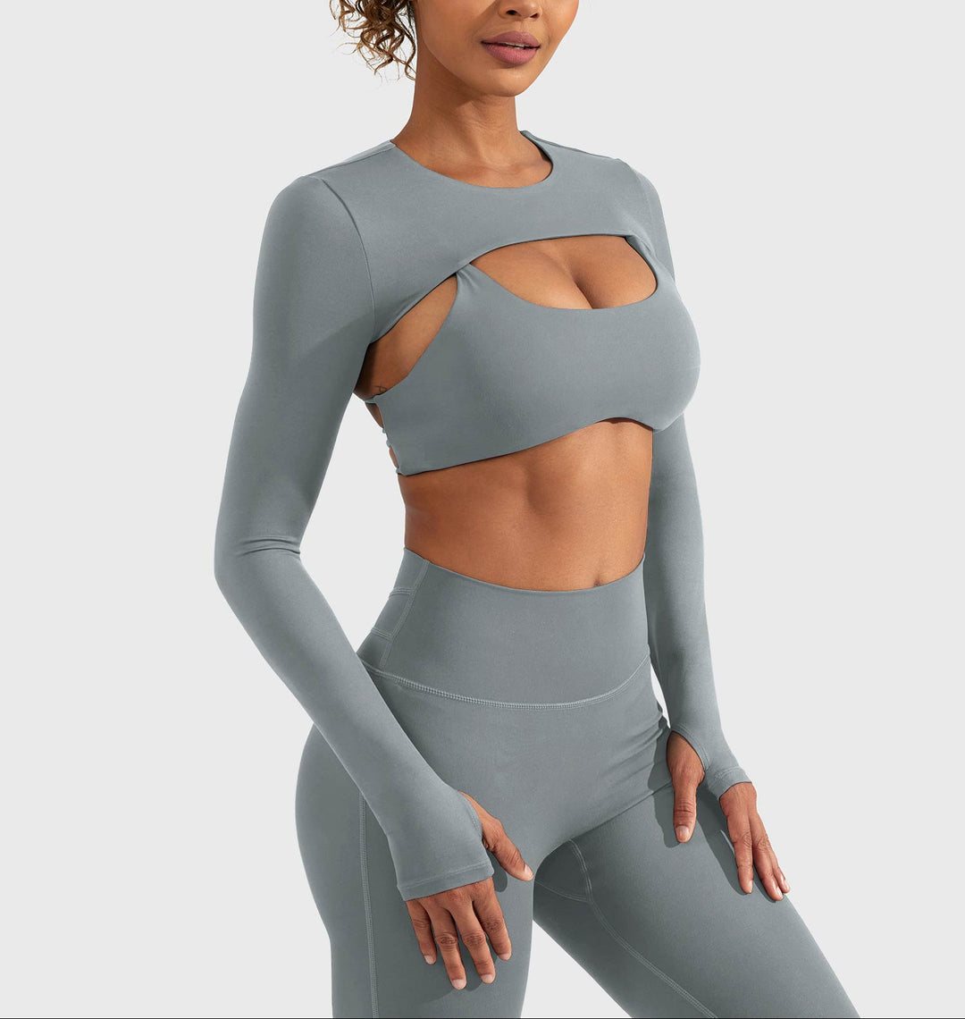 Vorti Crissy Long Sleeve Bolero Shrug