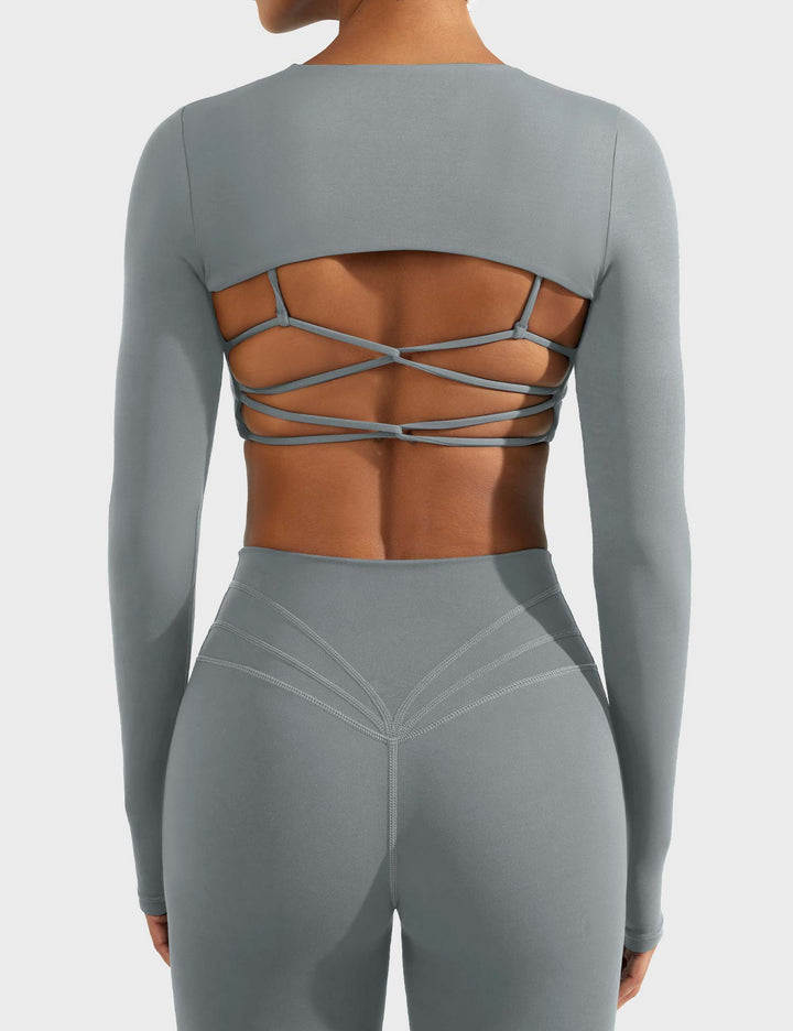 Vorti Crissy Long Sleeve Bolero Shrug