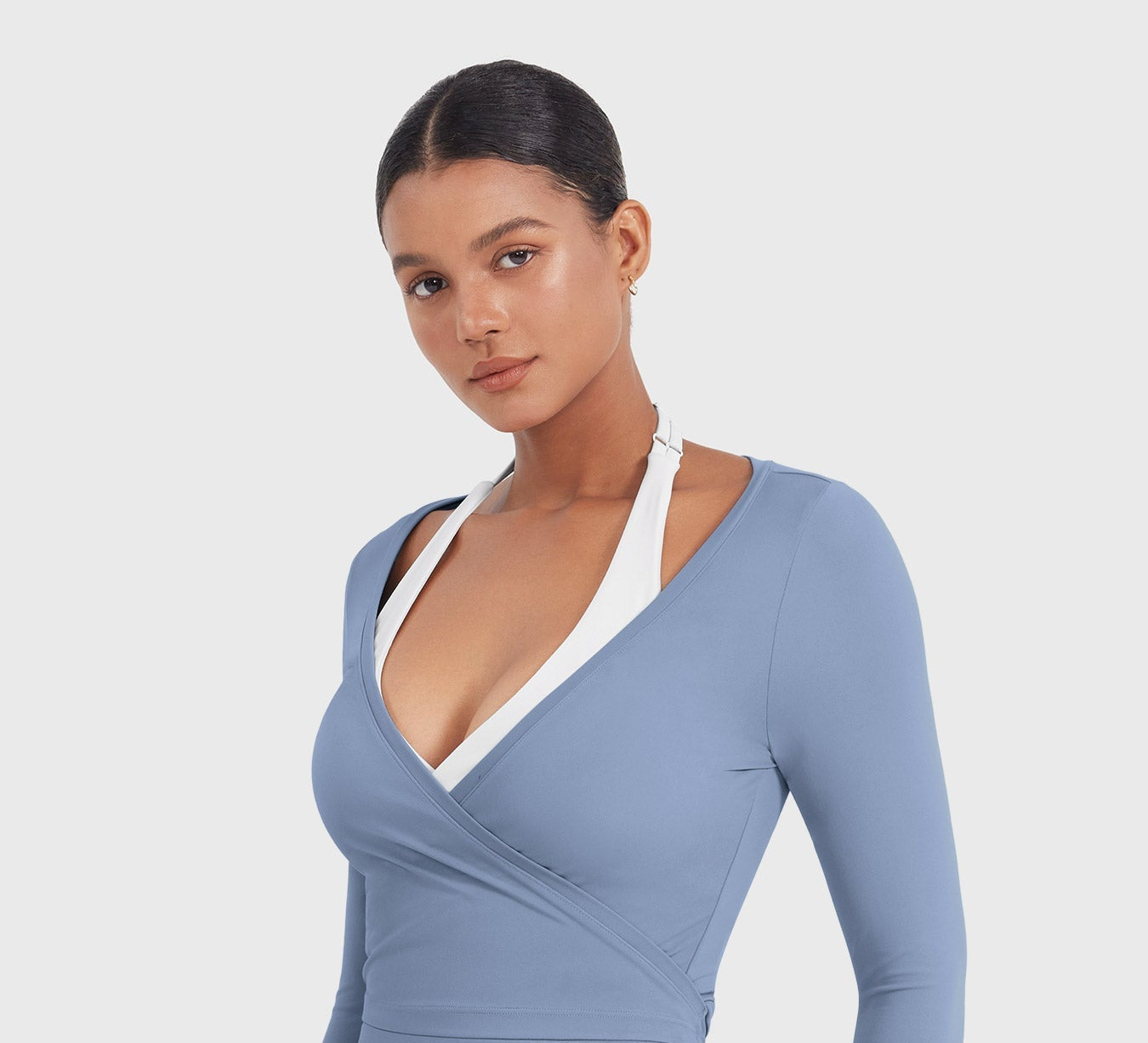 Vorti Michelie Long Sleeve Ballet Wrap Top