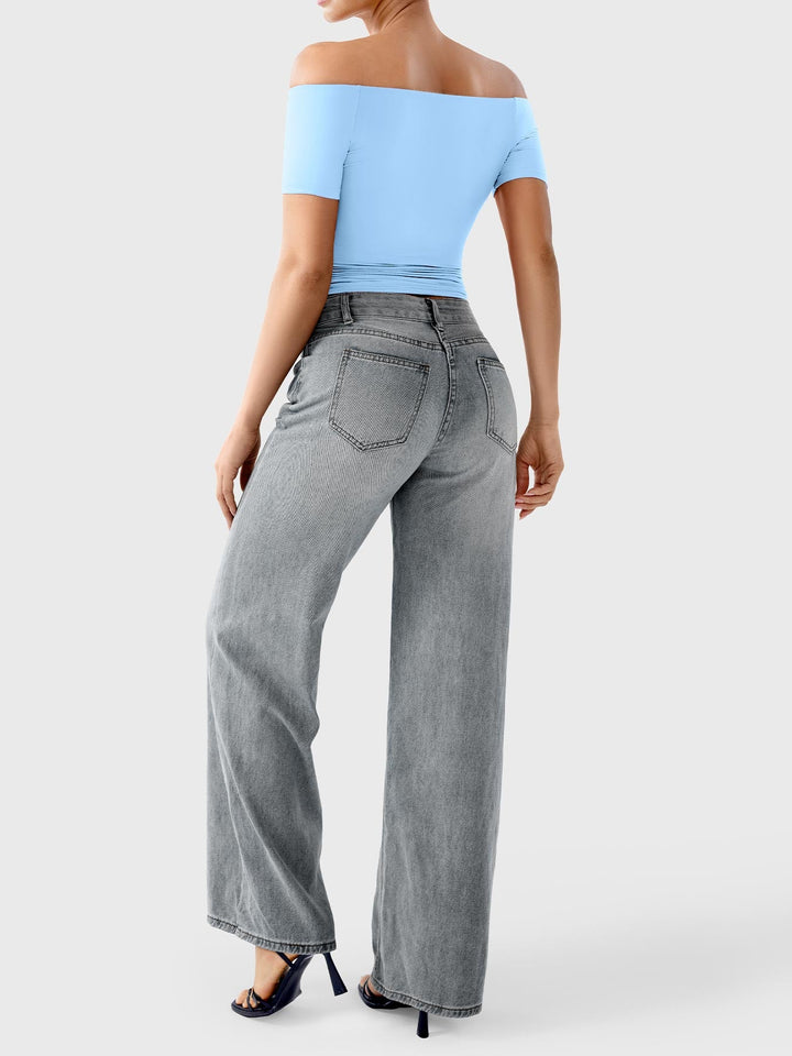 Vorti Luzlie Off Shoulder Short Sleeves