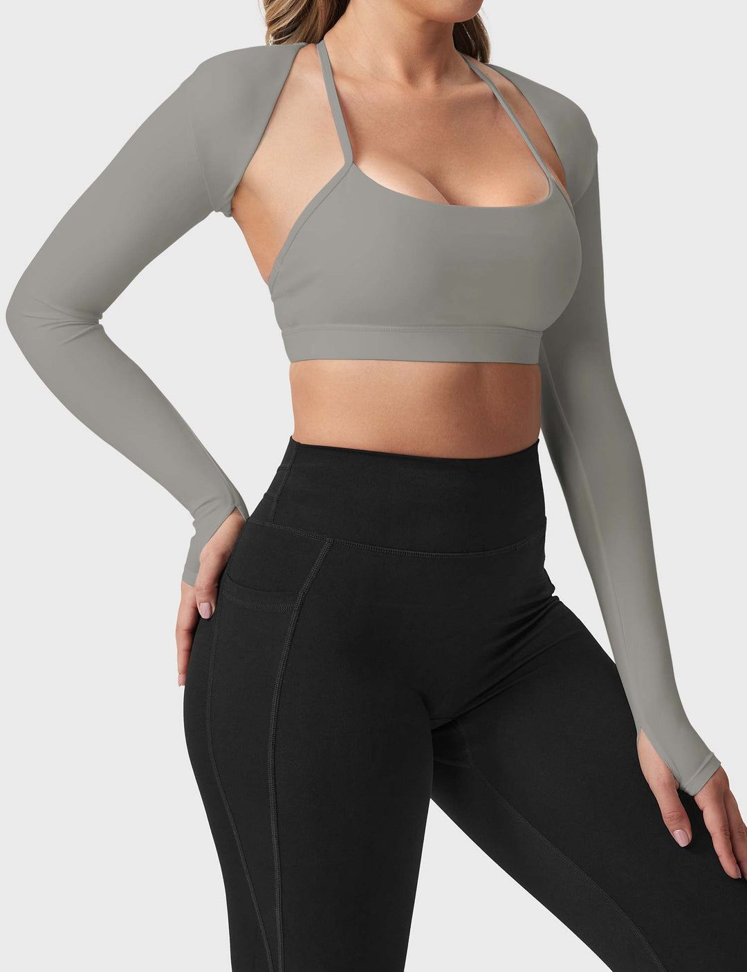 Vorti Mini Long Sleeve Bolero Shrug
