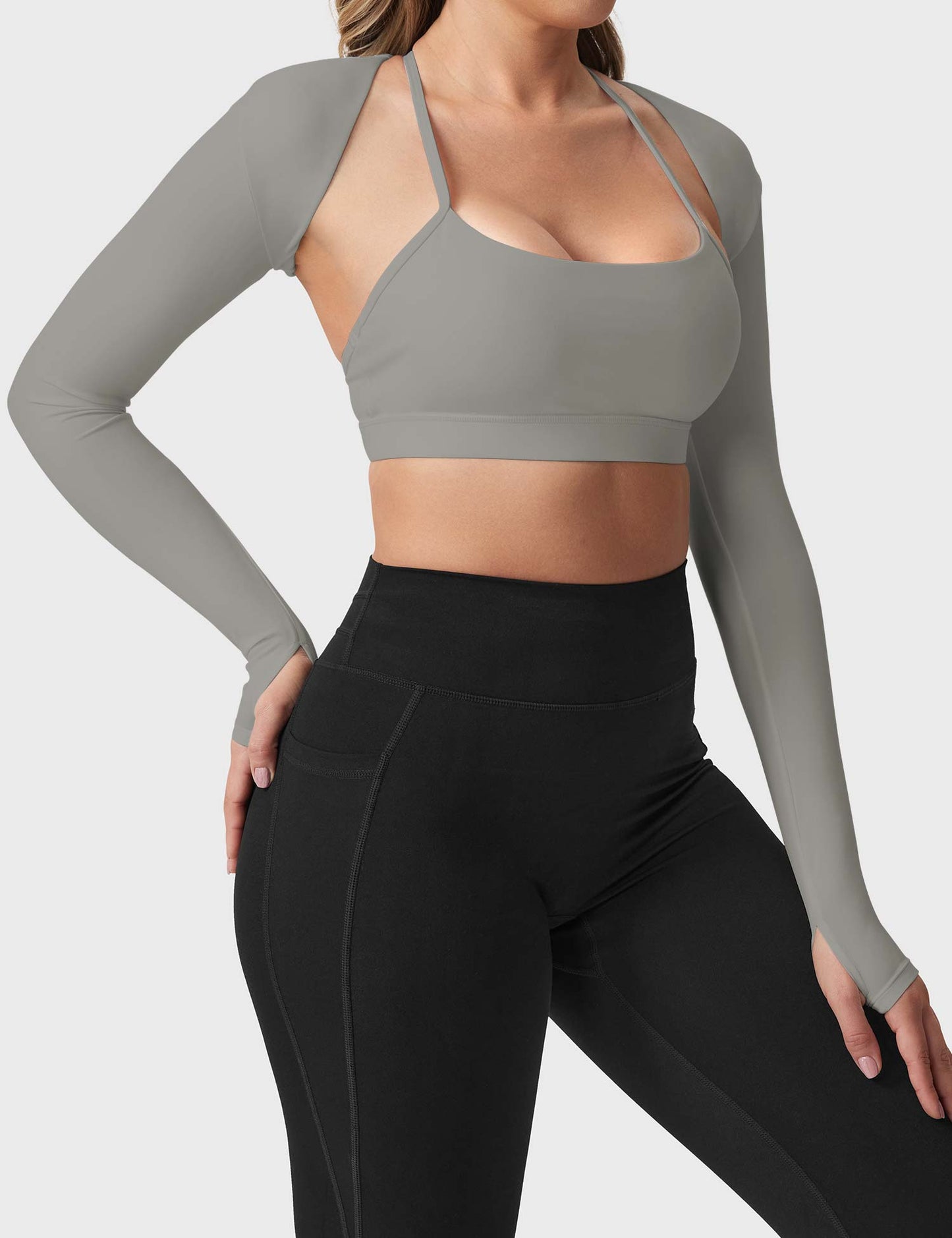 Vorti Mini Long Sleeve Bolero Shrug