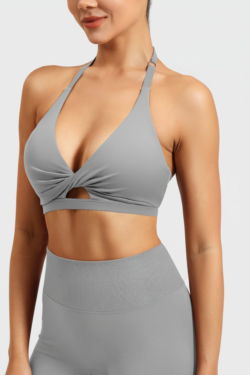 Vorti Micaela Twist Front Sports Bra