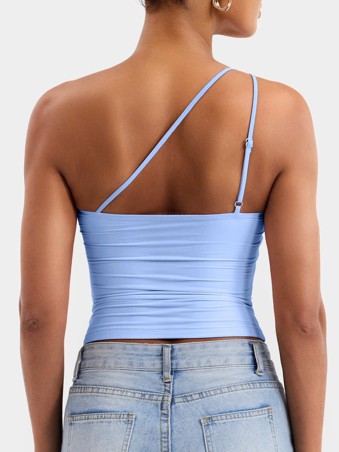 Vorti Fanciy One Shoulder Tank Top