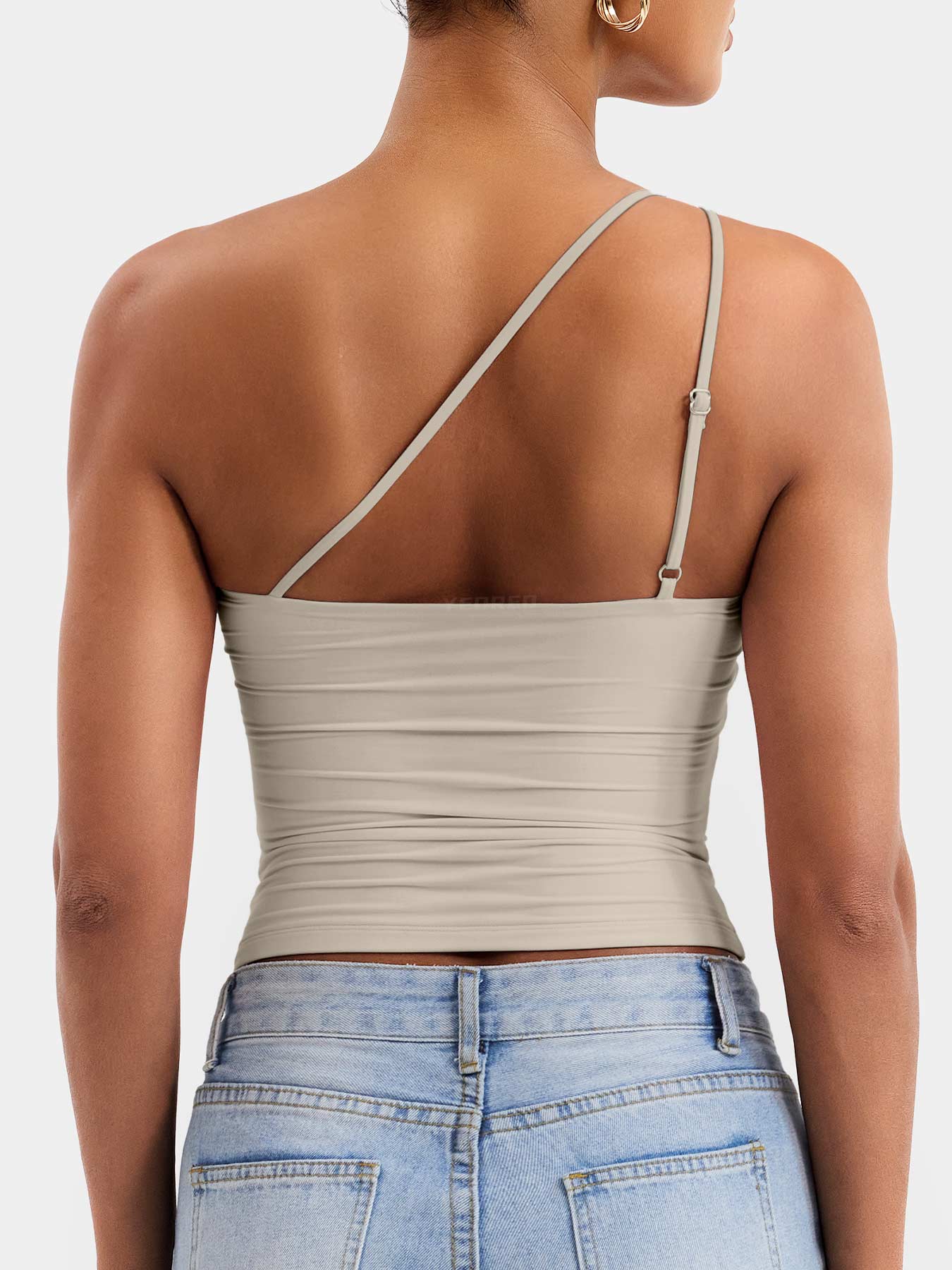 Vorti Fanciy One Shoulder Tank Top
