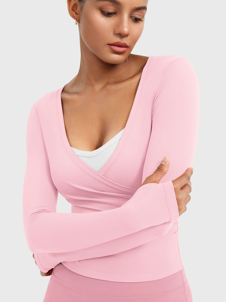 Vorti Minniy V Neck Long Sleeve Top