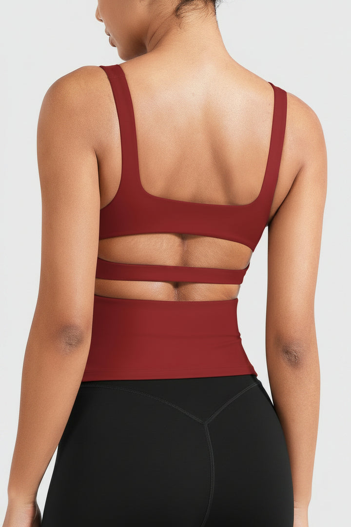 Vorti Mittyle Open Back Longline Tank
