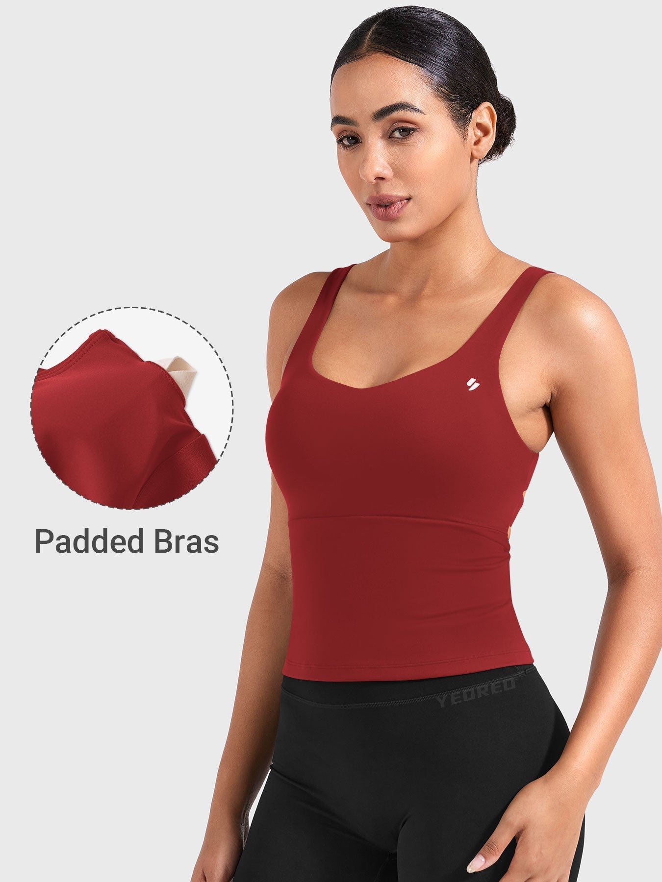 Vorti Mittyle Open Back Longline Tank