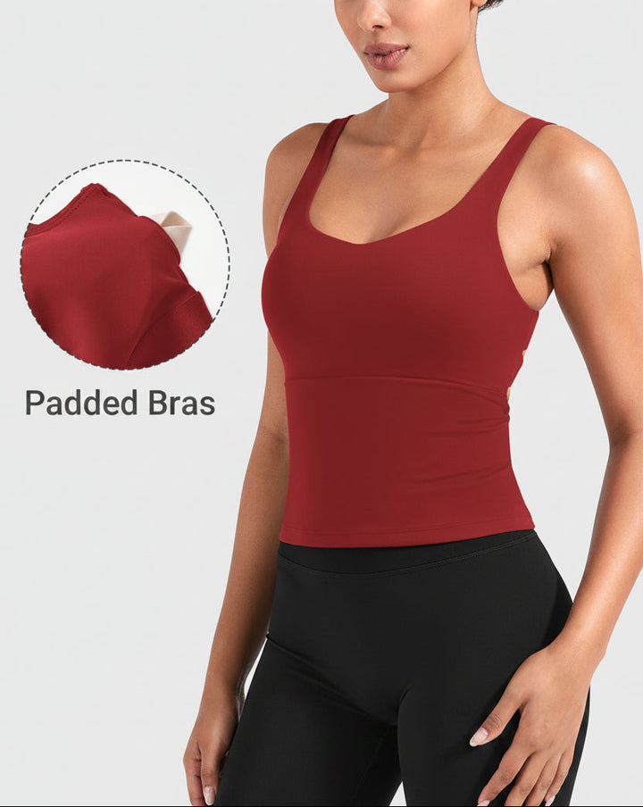 Vorti Mittyle Open Back Longline Tank