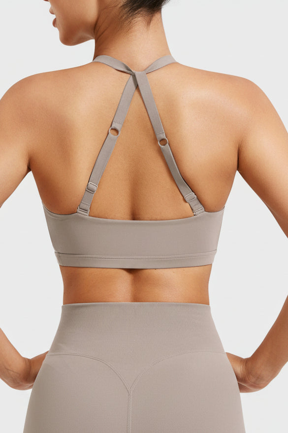 Vorti Micaela Twist Front Sports Bra