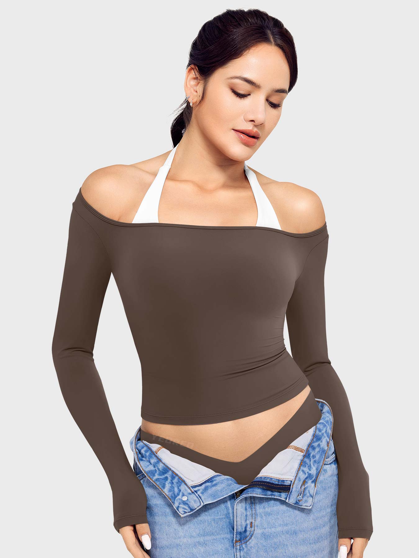 Vorti Arleney Square Neck Long Sleeve