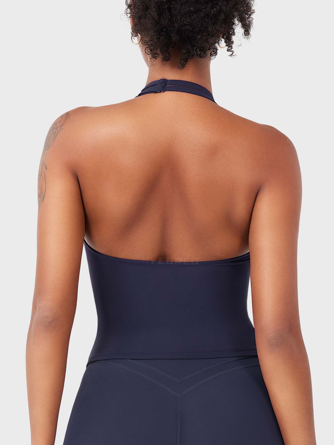 Vorti Elevine V Neck Halter Tank