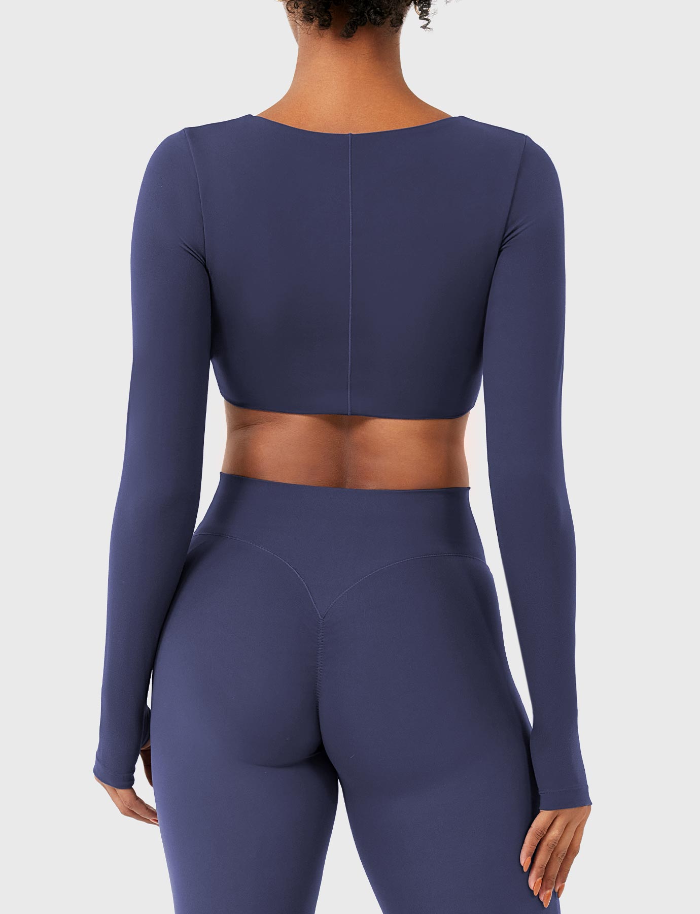 Vorti Agantha Ruched Long Sleeve Top