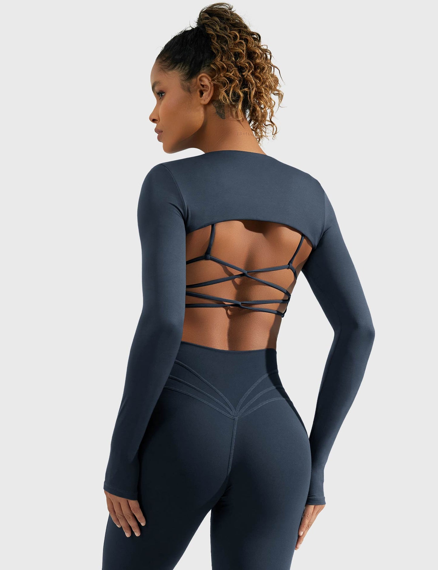 Vorti Crissy Long Sleeve Bolero Shrug