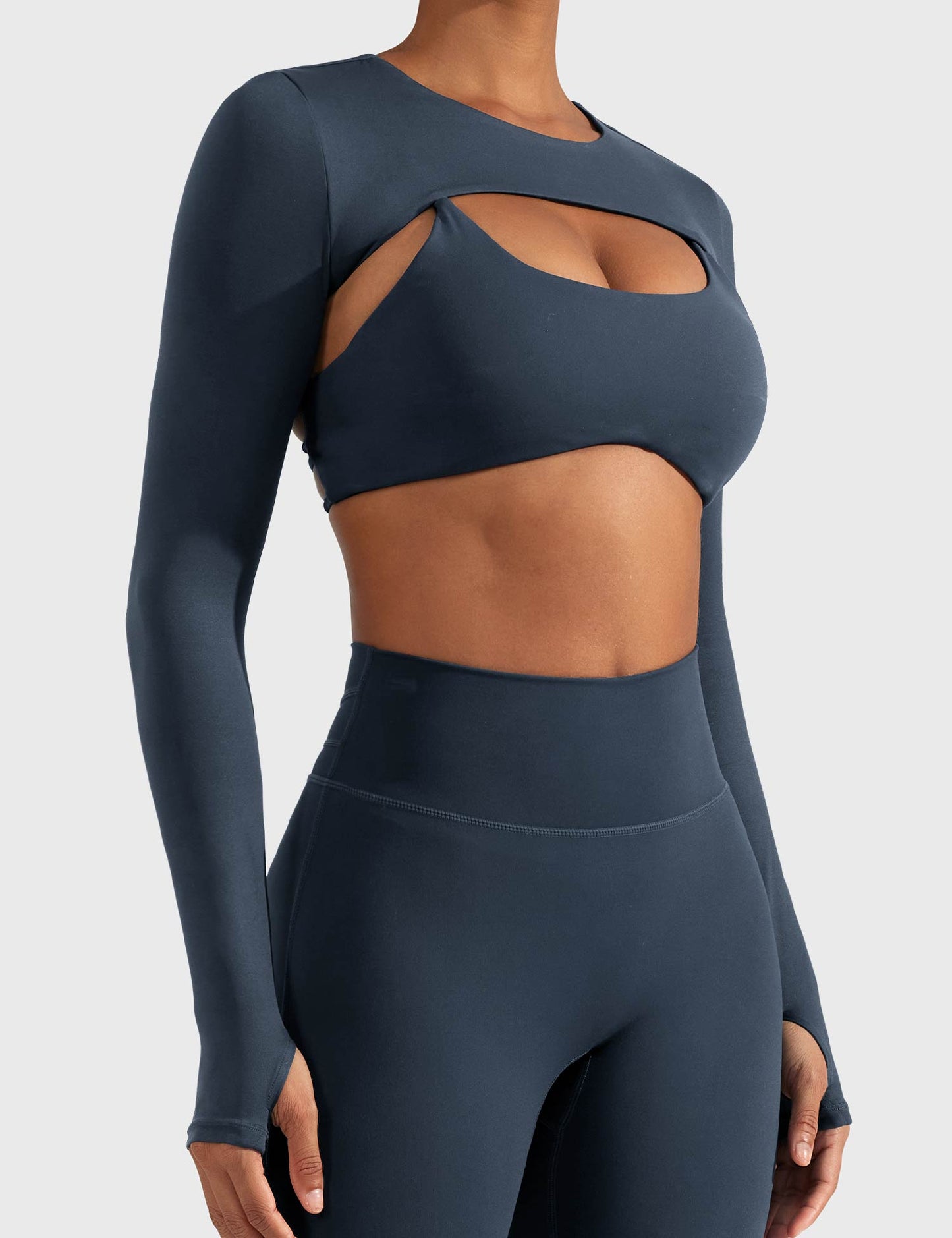 Vorti Crissy Long Sleeve Bolero Shrug