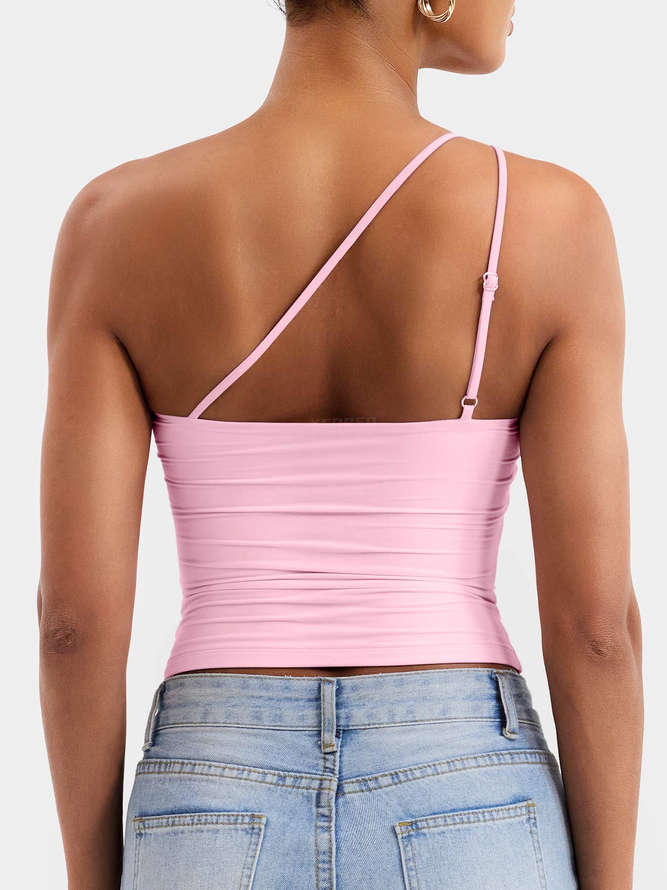 Vorti Fanciy One Shoulder Tank Top