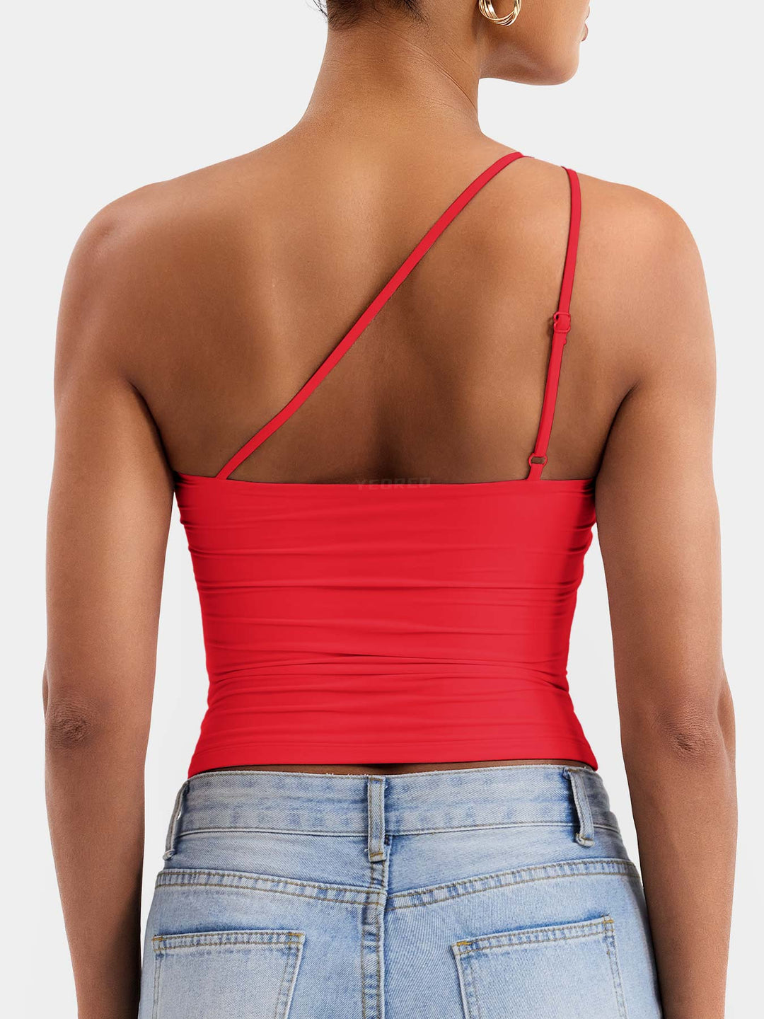 Vorti Fanciy One Shoulder Tank Top