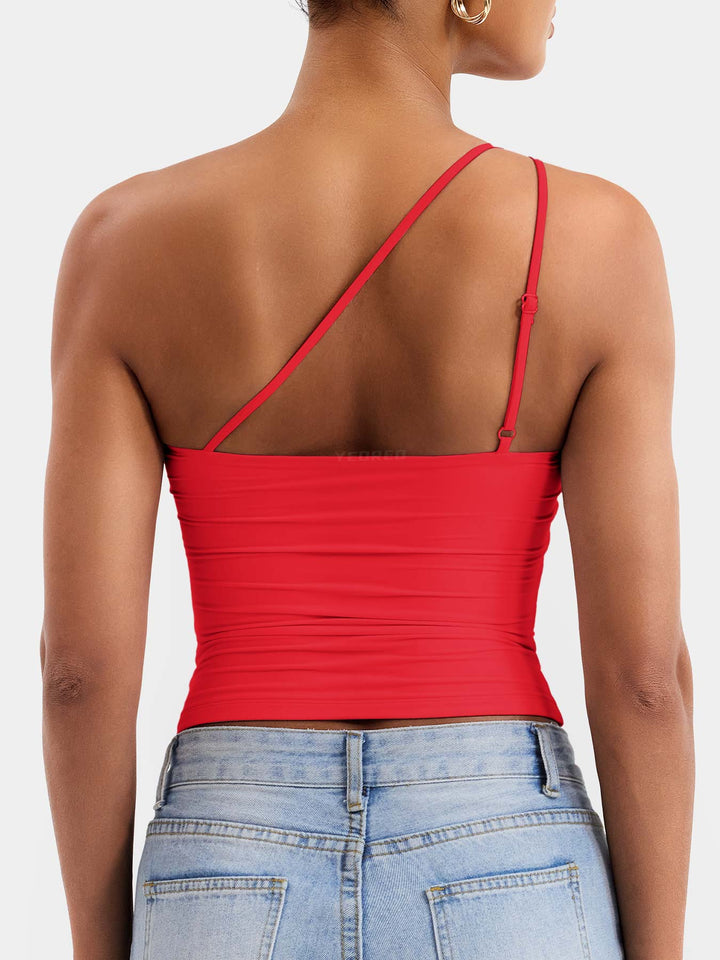 Vorti Fanciy One Shoulder Tank Top