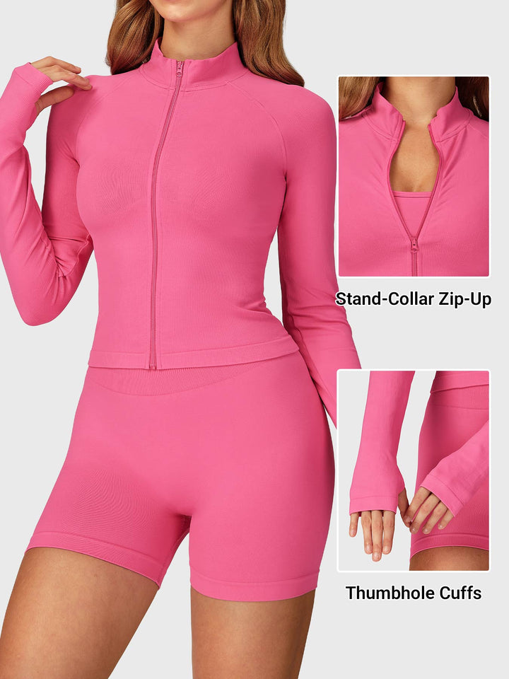 Vorti Alina Seamless Zip Up Jacket
